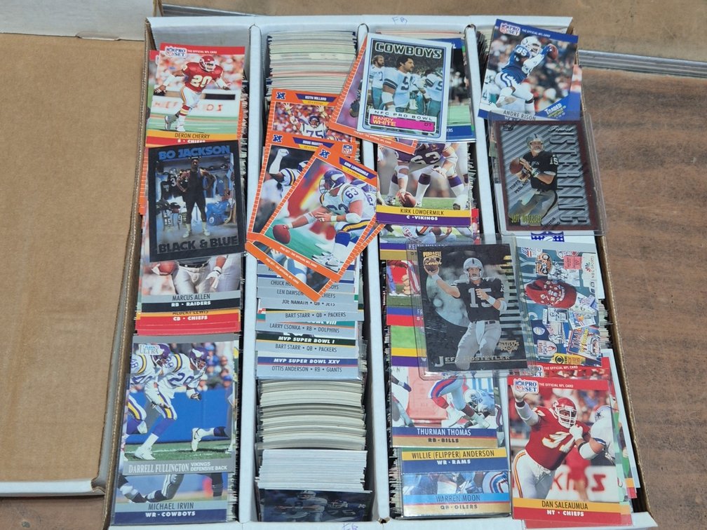 ASST SPORTS CARDS, APPX 1200