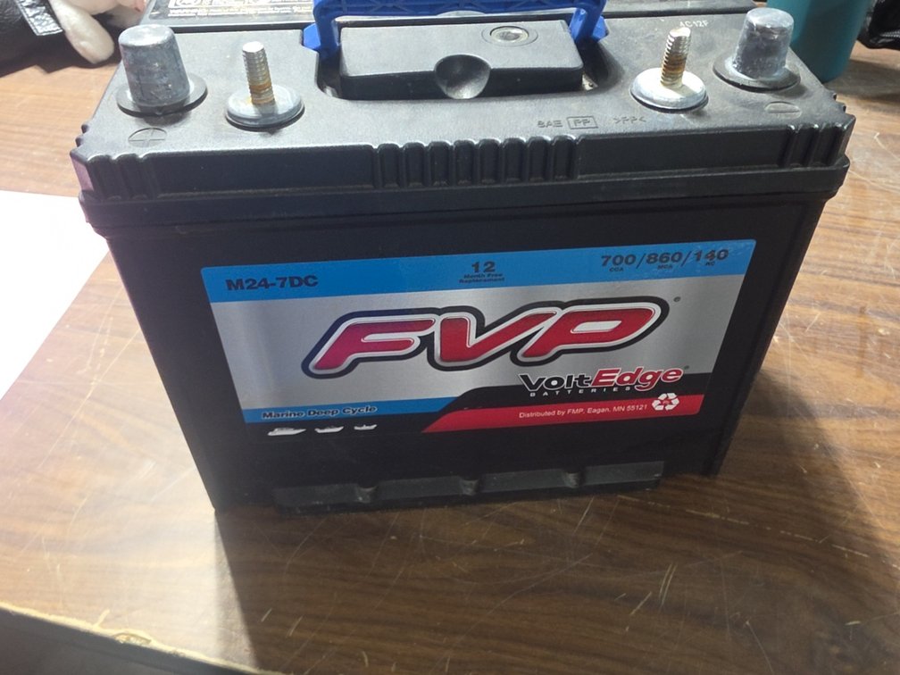 FVP DEEP CYCLE MARINE BATTERY 700CCA TOP POST