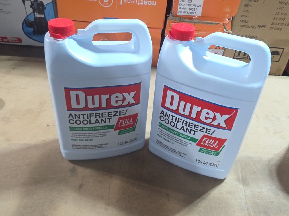 (2) NEW SEALED FULL STRENGTH ANTIFREEZE