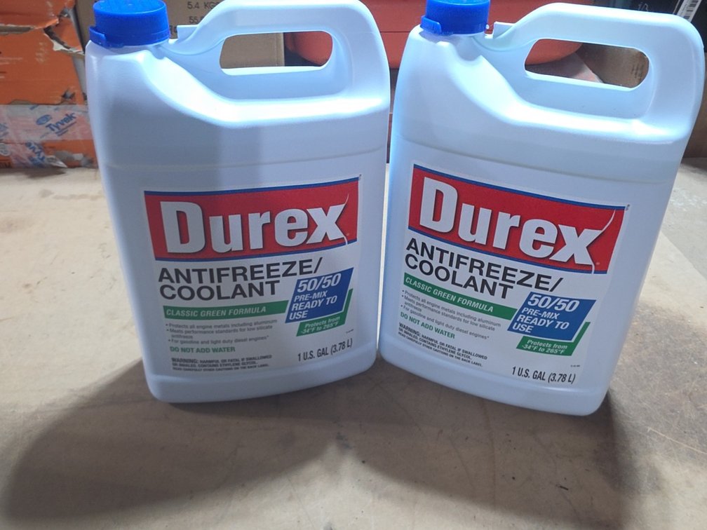2- NEW SEALED GALLONS 50/50 ANTIFREEZE