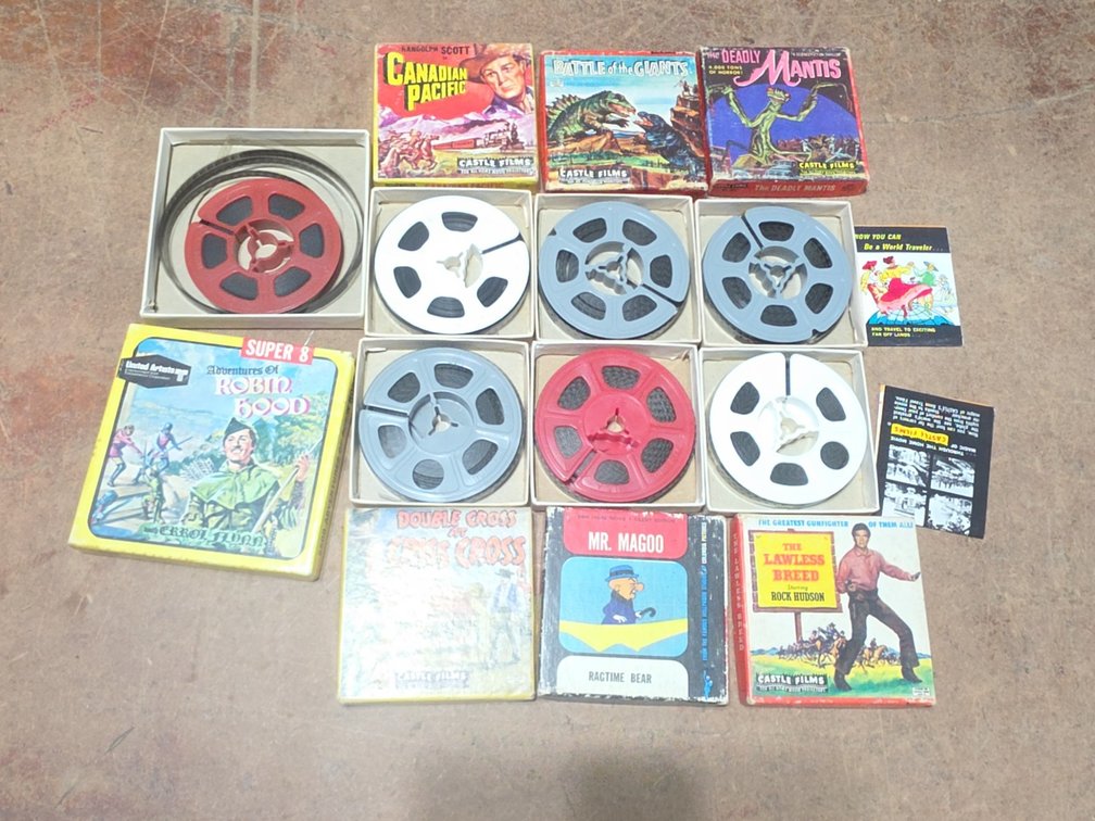 VINTAGE COLLECTABLE 1940’s- 50’s SUPER 8 FILM MOVIES