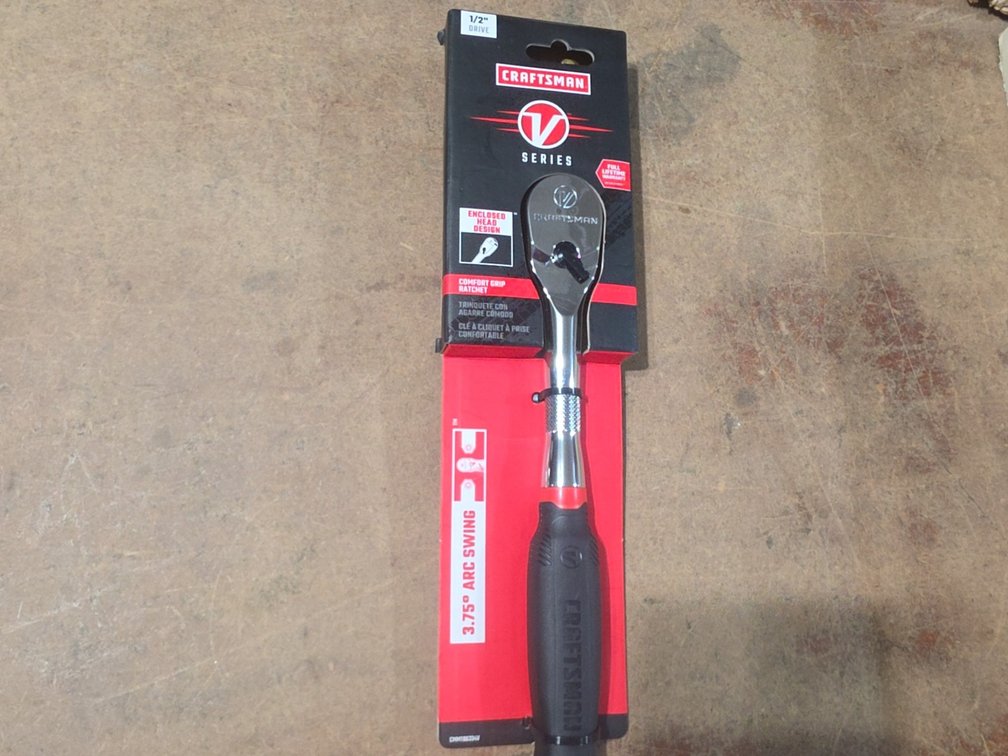NEW CRAFTSMAN V-SERIES 1/2” DRIVE RATCHET WRENCH