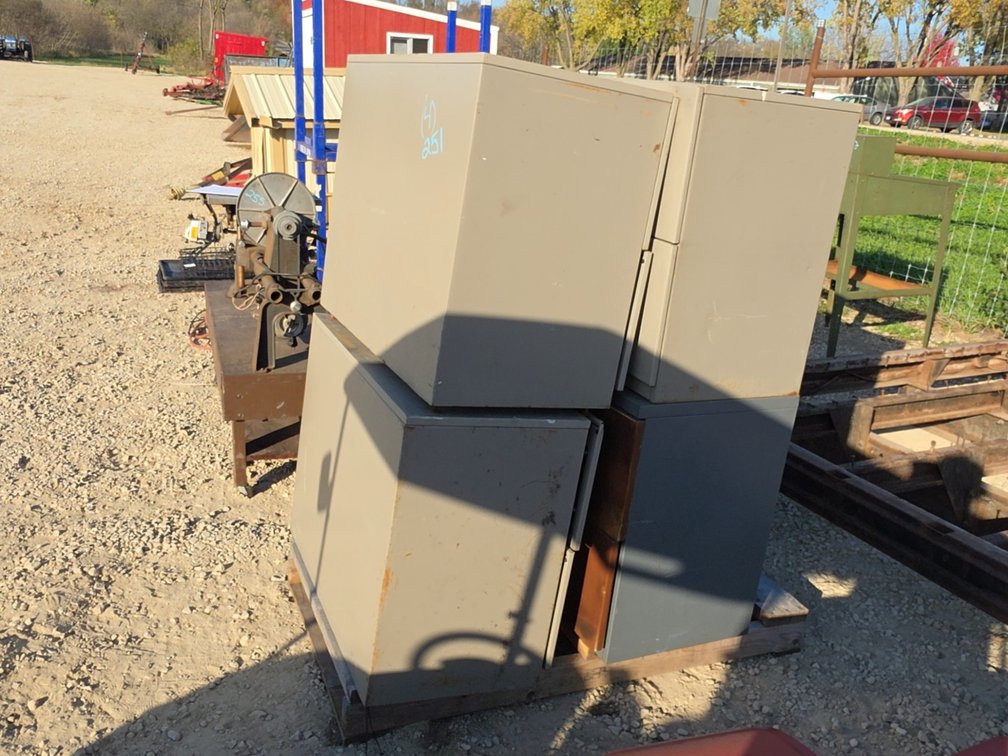(4) 2 DRAWER FILE CABINETS