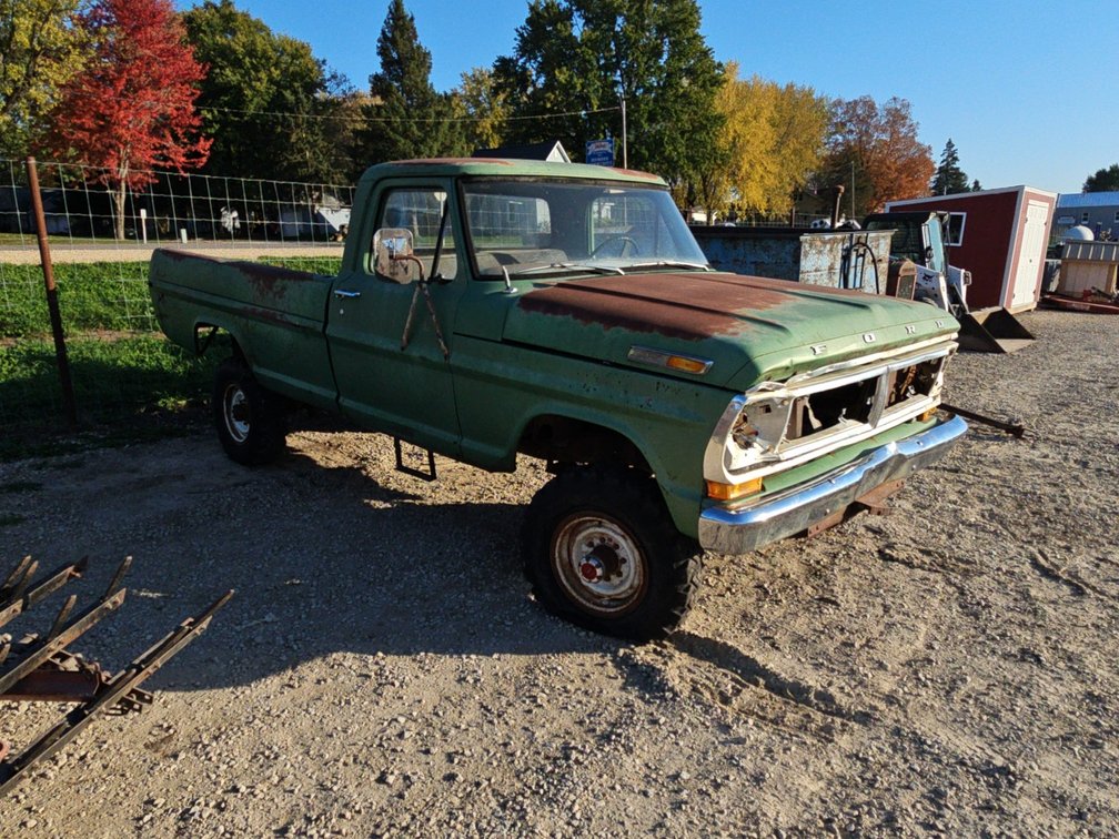 1972 FORD F250 HIGH BOY PICK-UP - NO TITLE PARTS ONLY