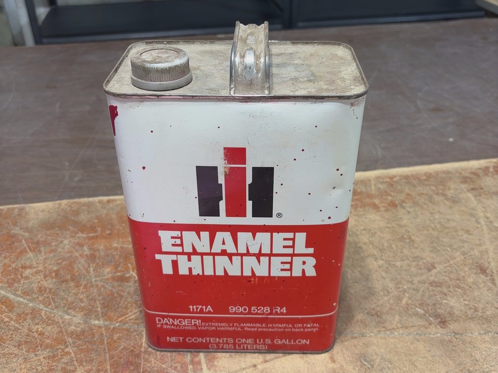 IH ENAMEL THINNER CAN- EMPTY