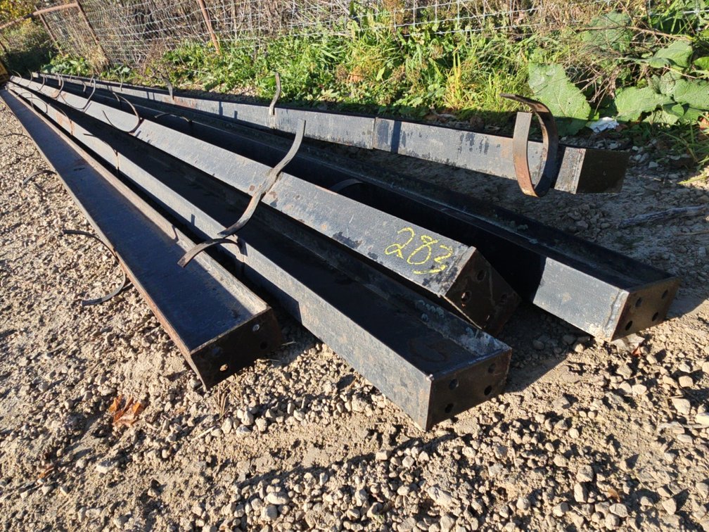 (5) 4"X8"X40'L I-BEAMS