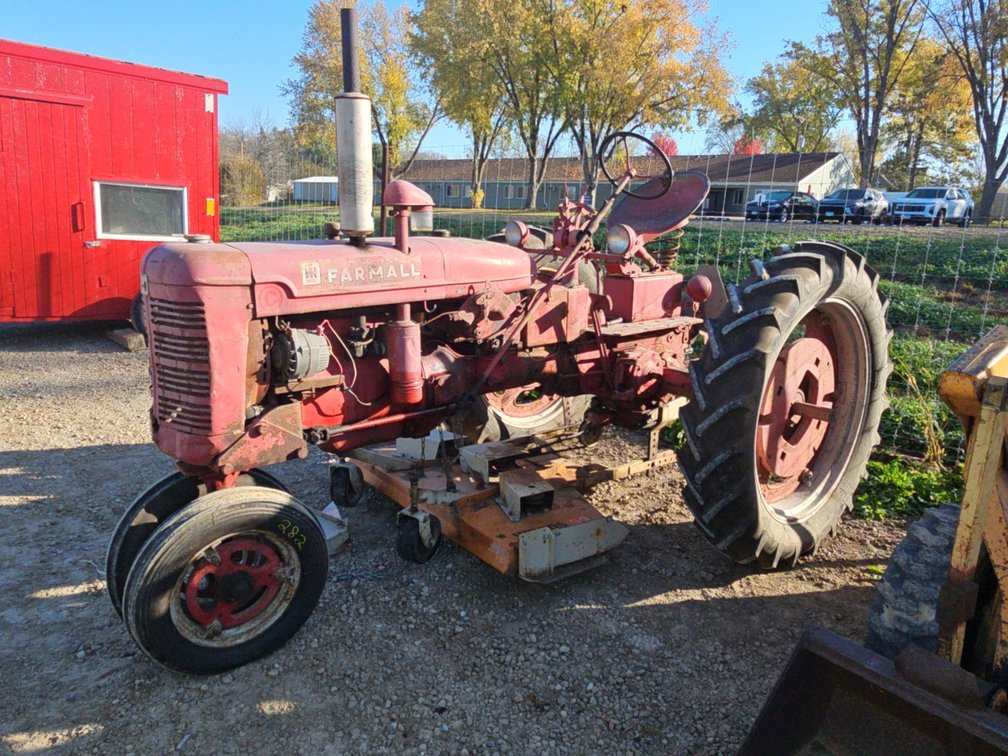 FARMALL C TRACTOR W/ WOODS BELLY MOWER