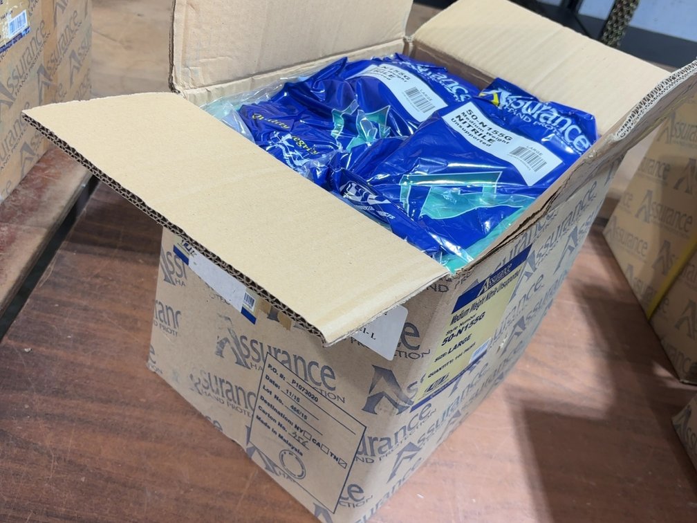 (144) PAIR OF LARGE NITRILE GLOVES
