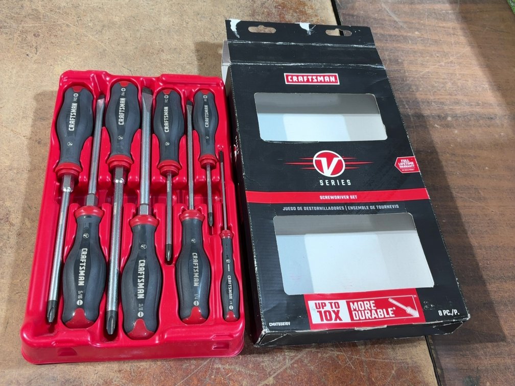 NEW CRAFTSMAN V SERIES SCREWDRIVER SET