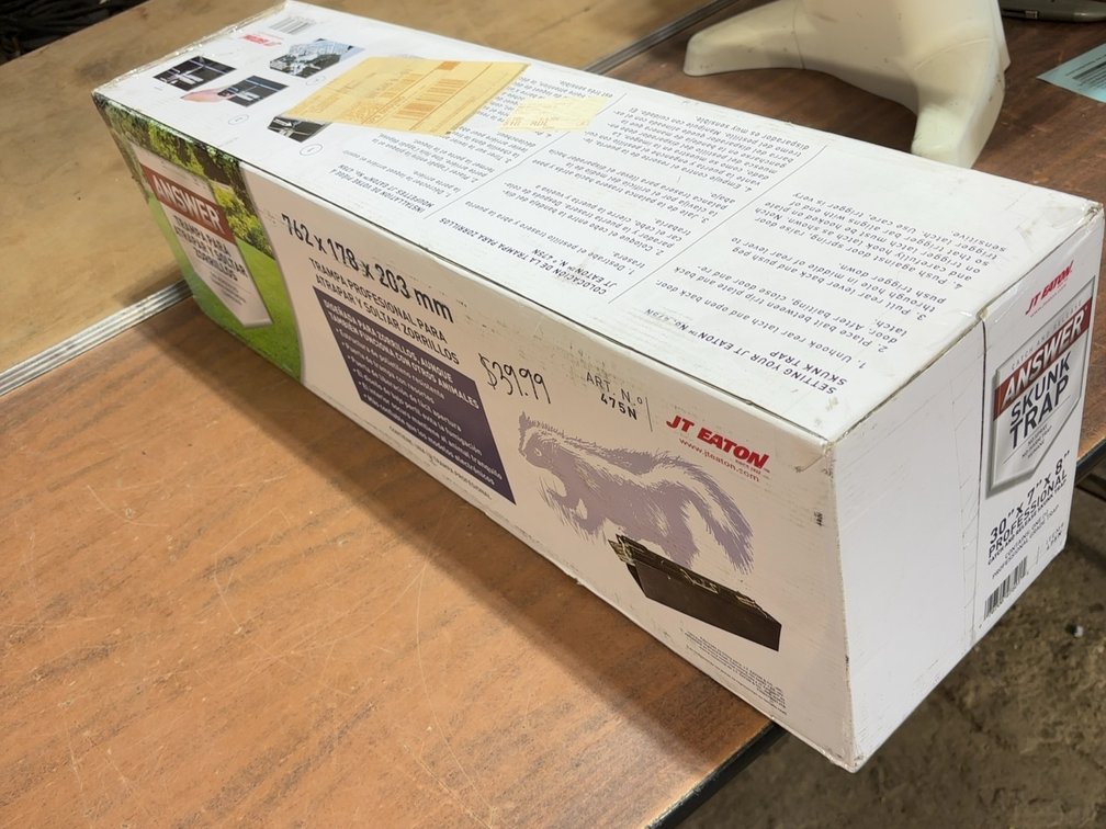 NEW SKUNK TRAP
