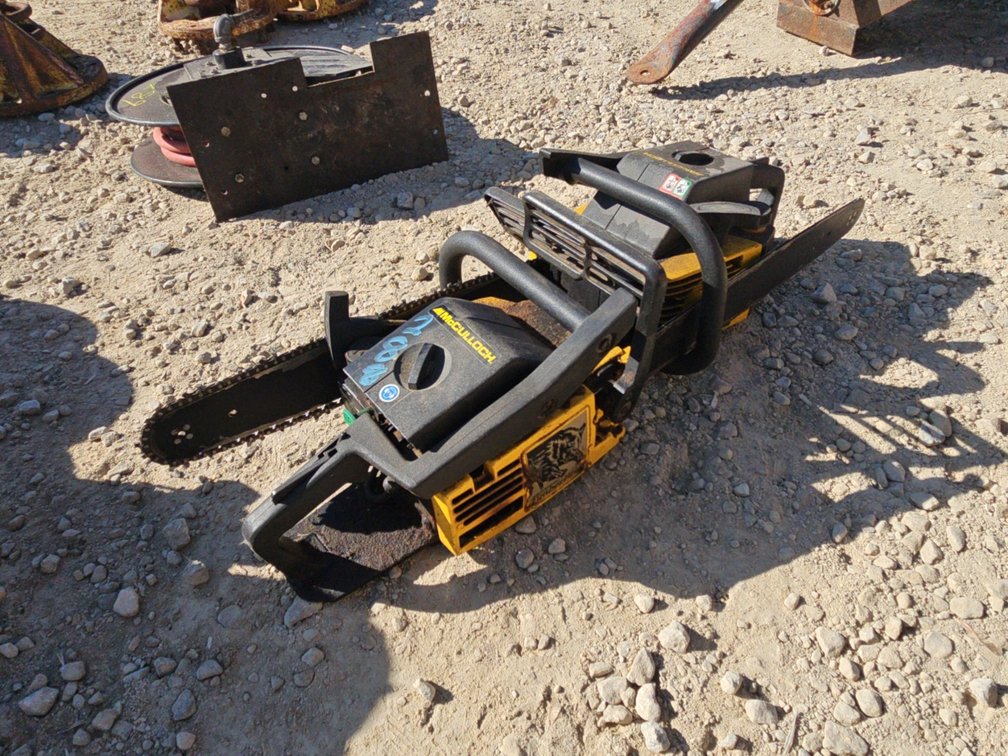 (2) MCCULLOCH CHAINSAWS