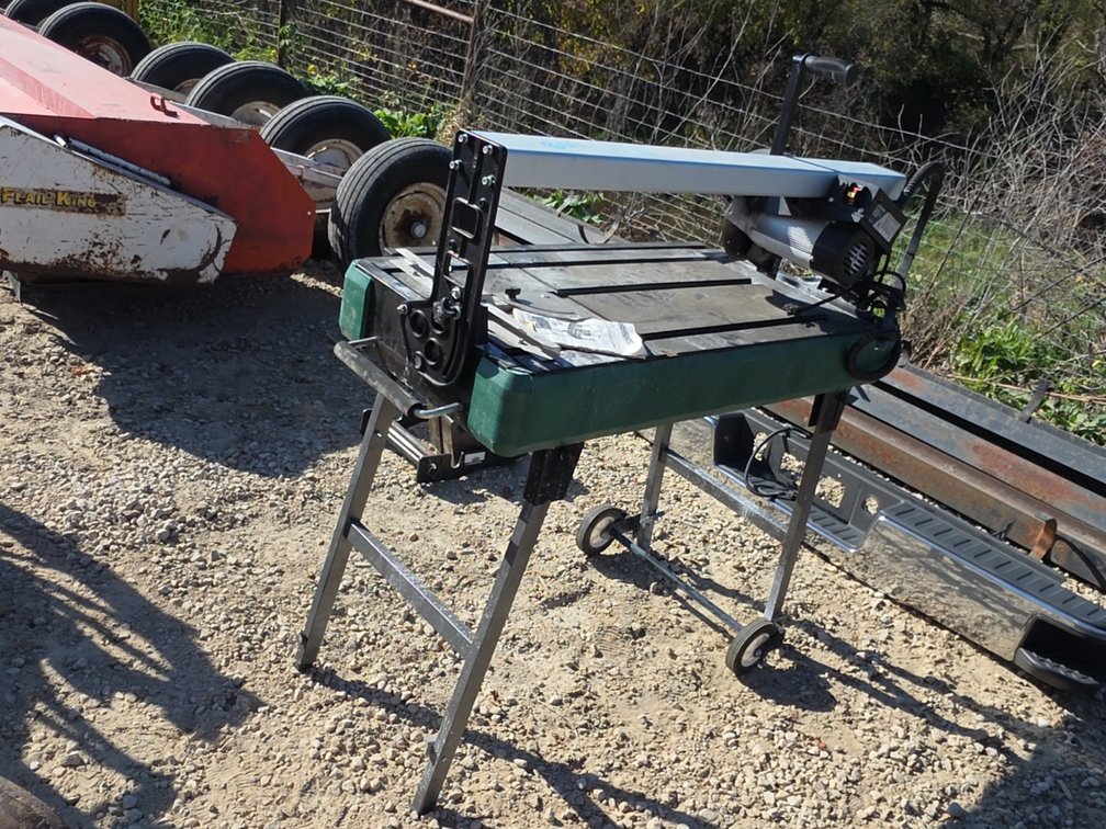 MASTERFORCE 8” BRIDGE SAW W/ MANUAL