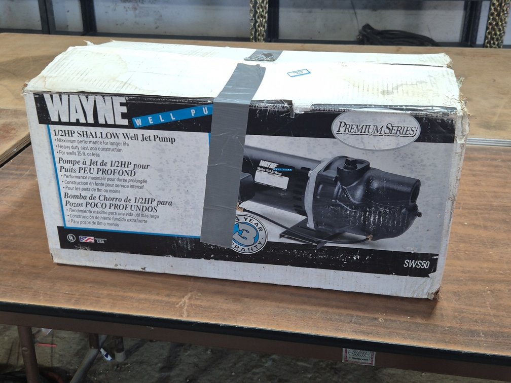NEW 1/2 HP SHALLOW WELL PUMP