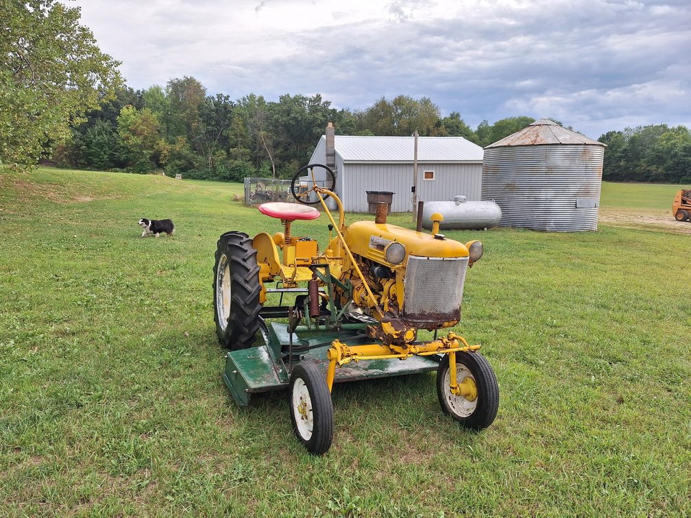 MCCORMICK FARMALL CUB S WITH CONTENTIAL BELLY MOWER