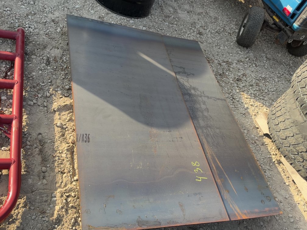 (2) 3/16” PLATES 29”X60”