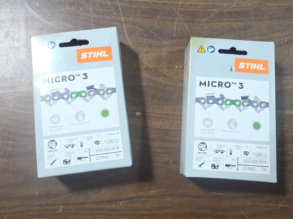 2- STIHL MICRO CHAINS