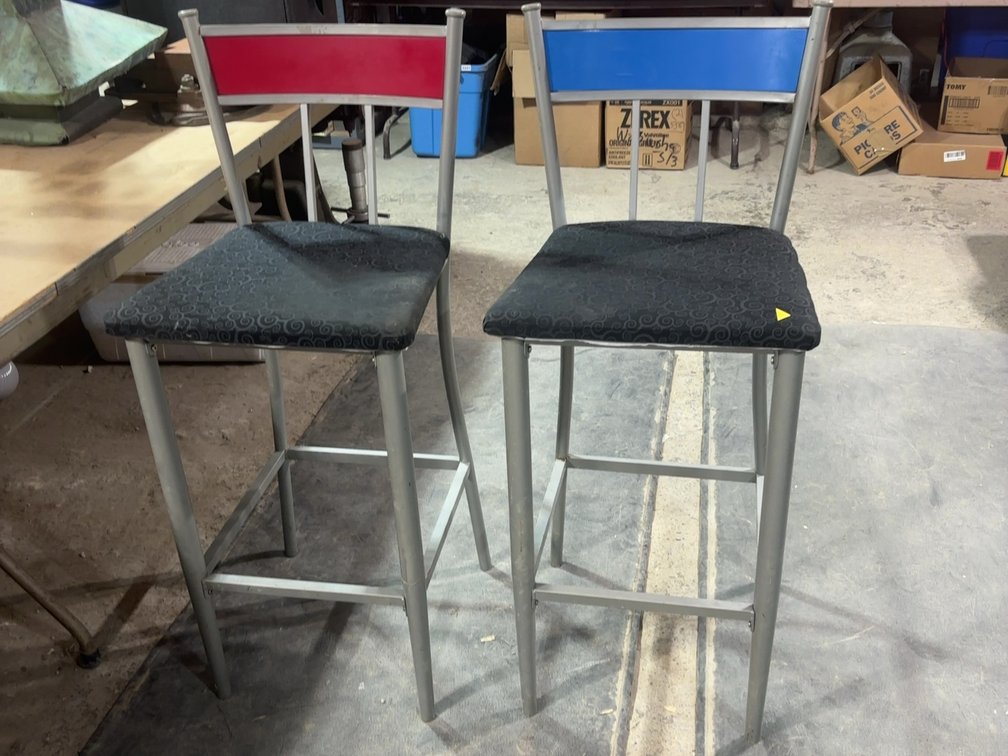 PAIR OF TALL CHAIRS