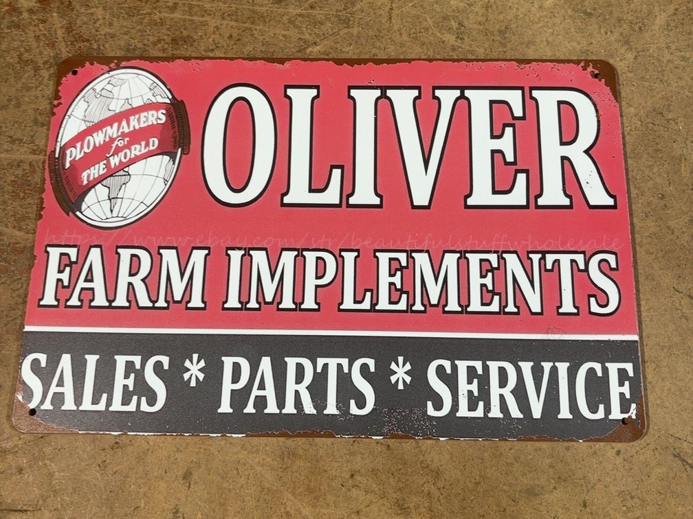 NEW 8”X12” OLIVER SIGN