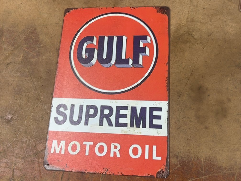 NEW 8”X12” GULF SIGN