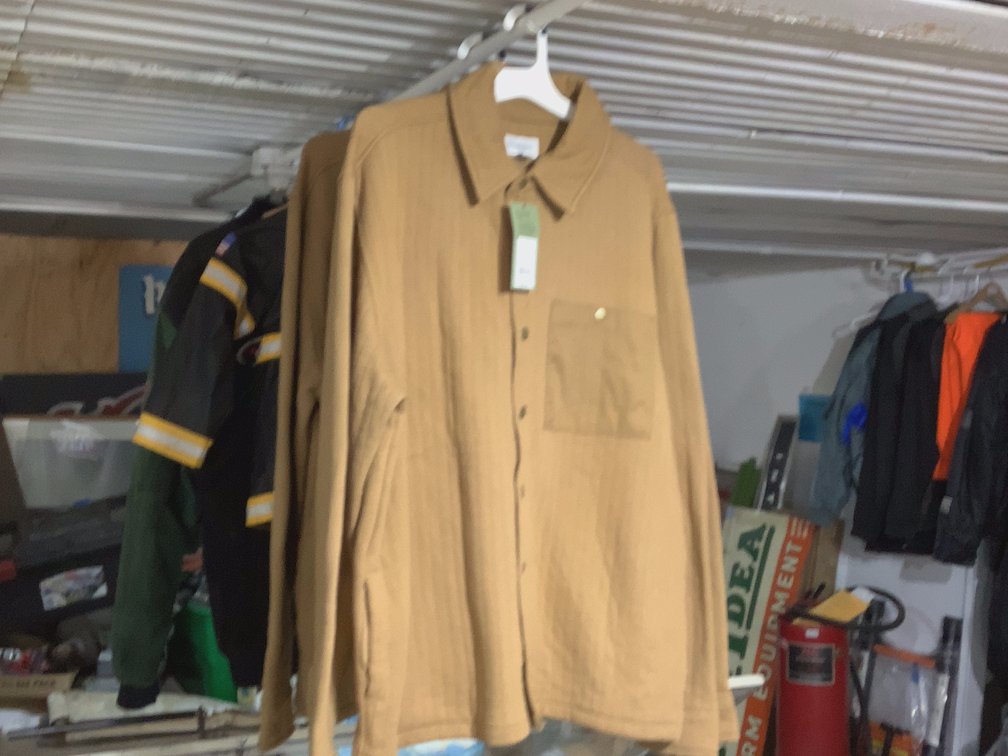 2- NEW GOODFELLOW SHIRT/JACKETS SIZE LARGE (WARM).
