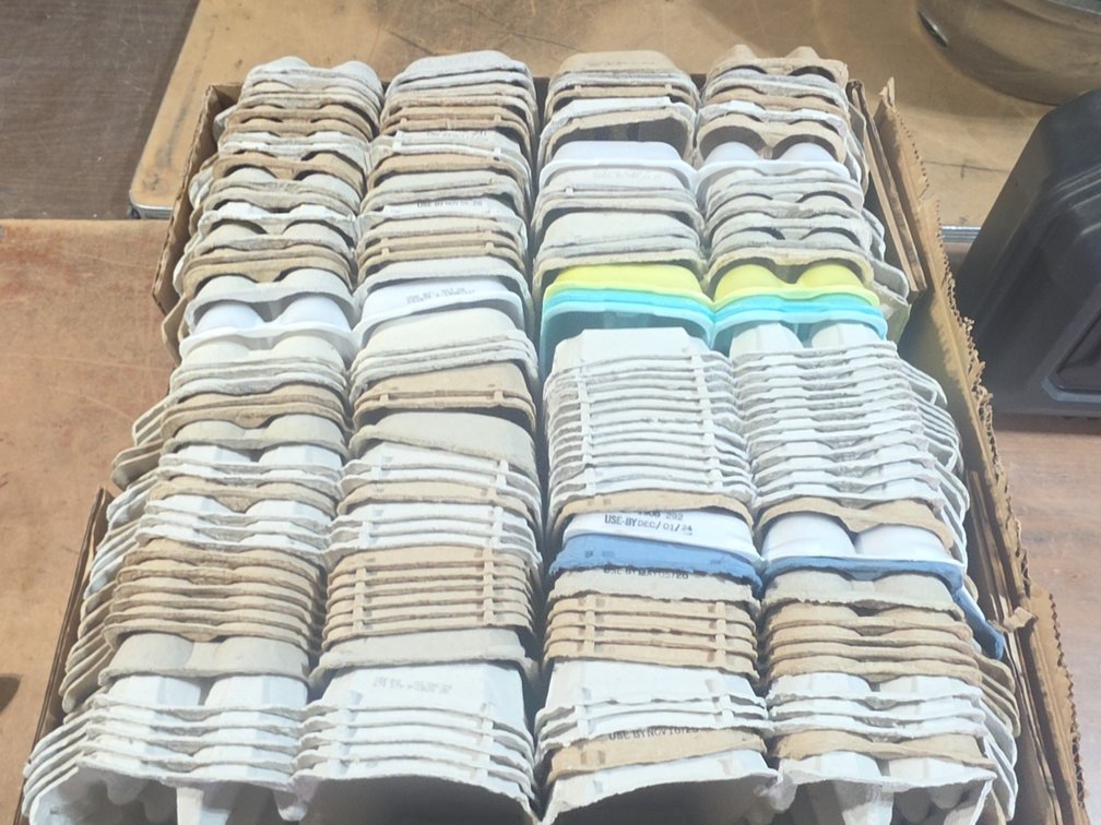 APPROX 82 EGG CARTONS