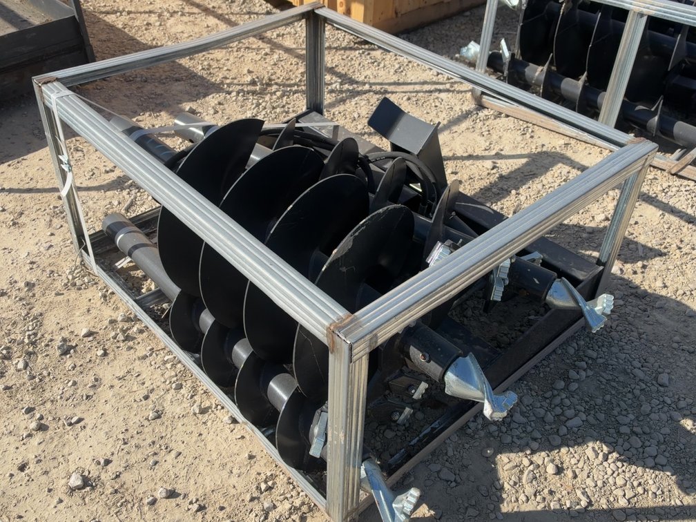 SKIDLOADER AUGER DRIVE W/ 9",12", 18" BITS