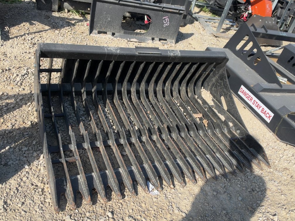 NEW 62" PRIME SKIDLOADER ROCK BUCKET