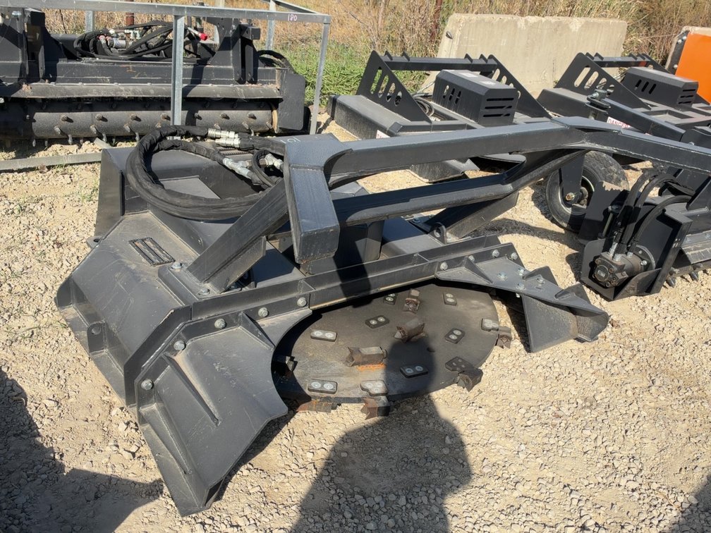 NEW 60" SKIDLOADER HIGH FLOW DISC MULCHER