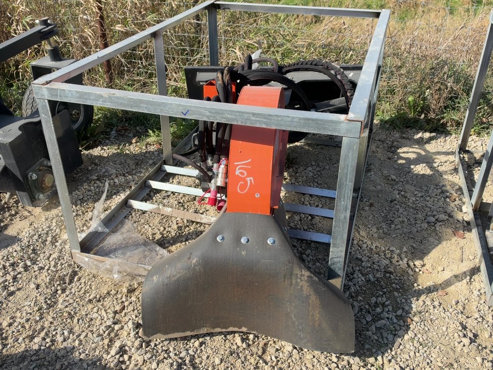 NEW SKIDLOADER STUMP GRINDER - CONTROLLER ATTACHED