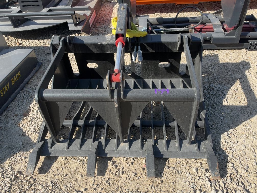 NEW 48" SKIDLOADER ROCK GRAPPLE W/ TEETH