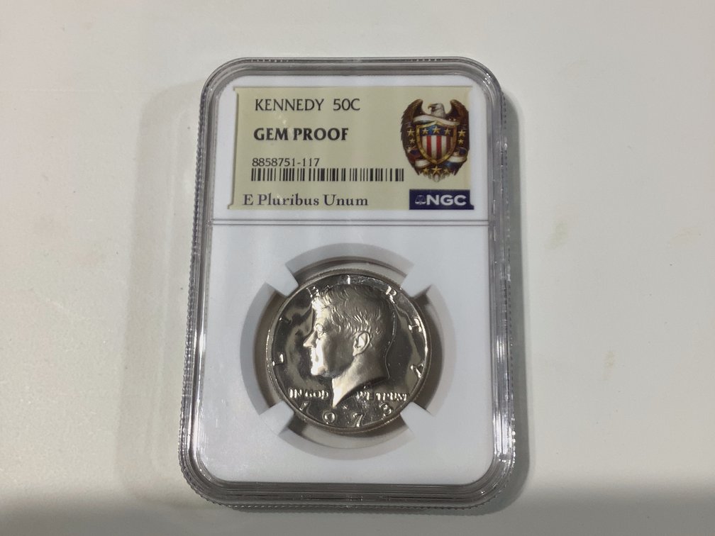 1973 KENNEDY GEM PROOF HALF DOLLAR