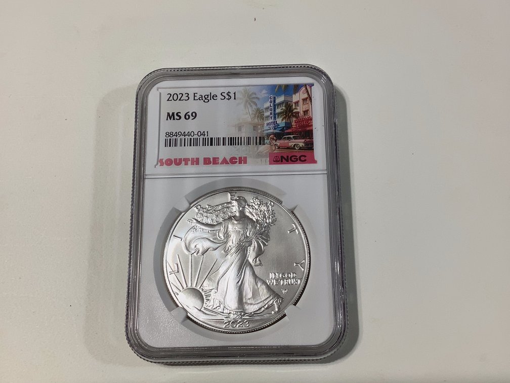 2023 SILVER EAGLE-1OZ FINE SILVER.
