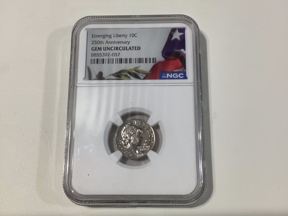 EMERGING LIBERTY 250 ANNIVERSARY DIME