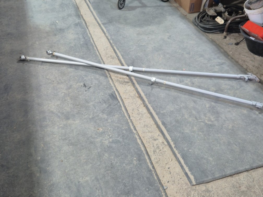 (2) FLAG POLES