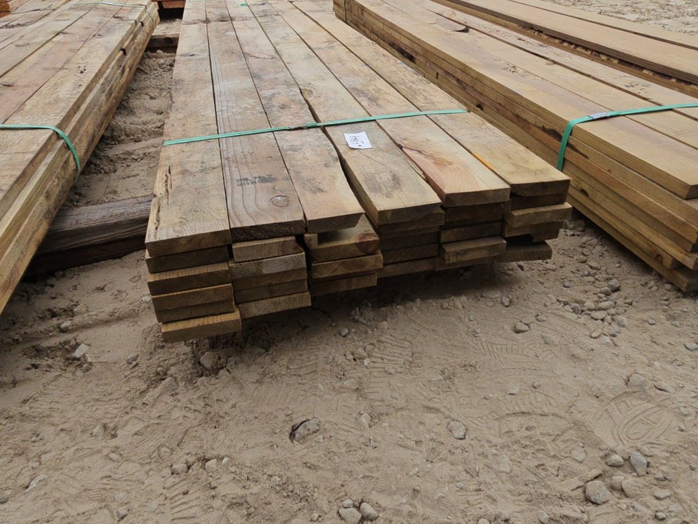 (36) 1" X 4" X8' GREEN TREATED LUMBER