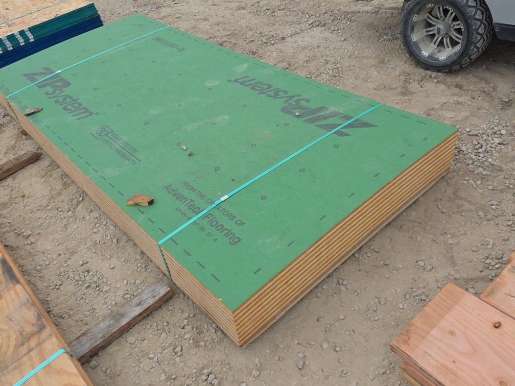 (9) 4'X9' ZIP SYSTEM VALVE OF R6