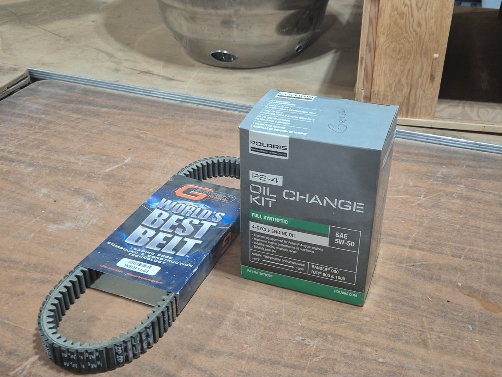 POLARIS RANGER 900 & RZR 900& 1000 OIL CHANGE KIT AND BELT