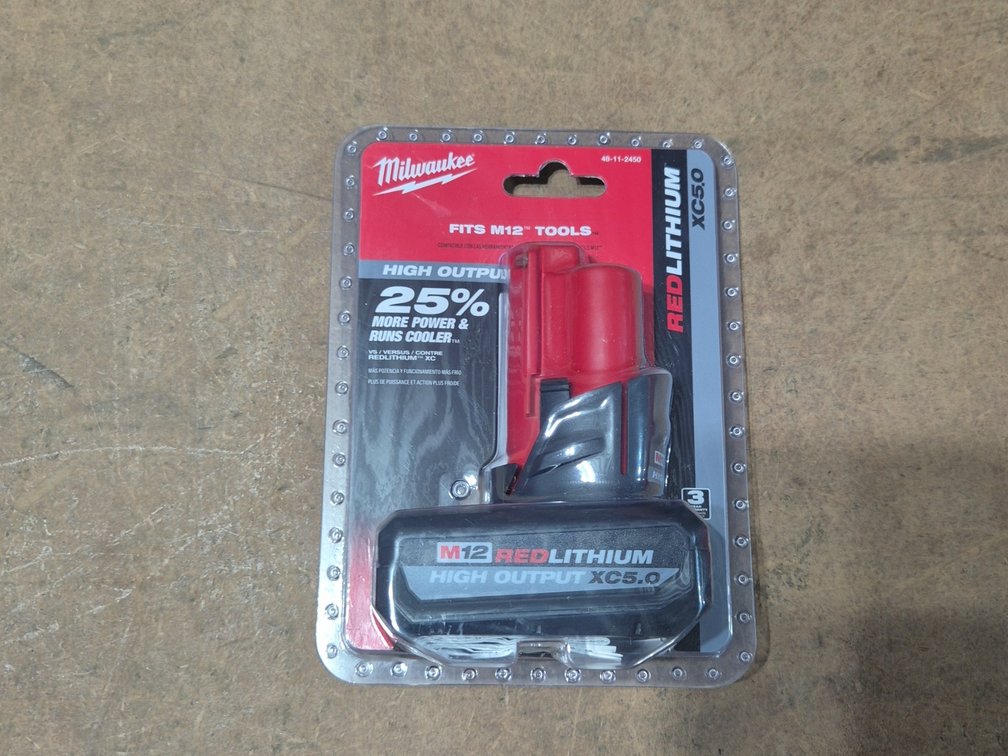 NEW MILWAUKEE M12 RED LITHIUM BATTERY