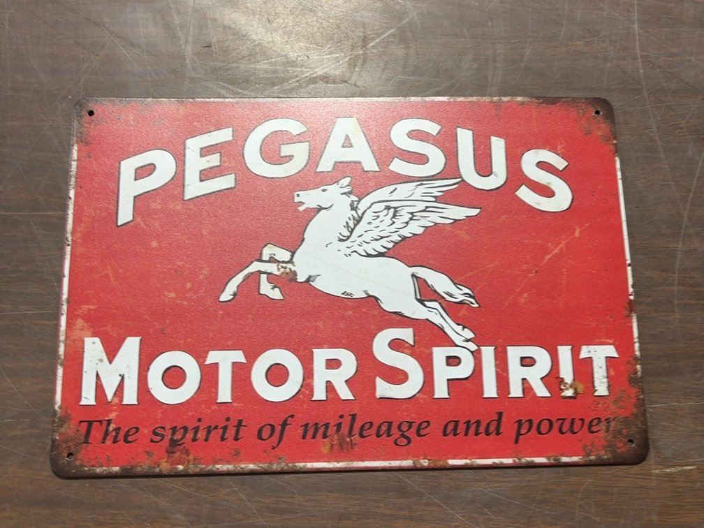 NEW 8X12 PEGASUS SIGN