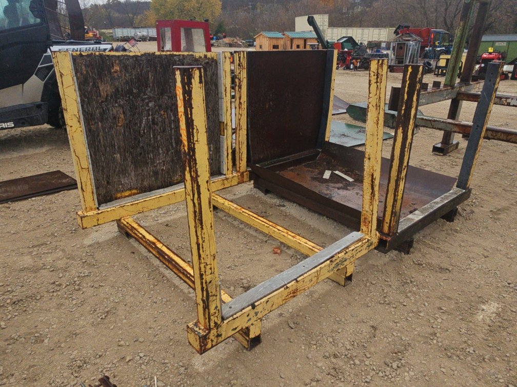 PAIR METAL RACKS 50"X58"X50"