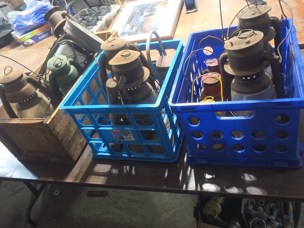 (3) CRATES OF ASSORTED LANTRRNS