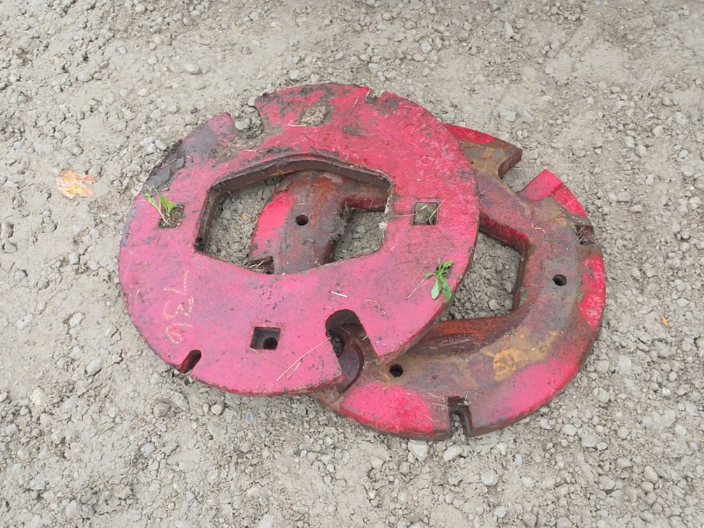 PAIR IH REAR WHEEL WEIGHTS