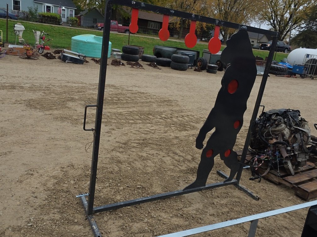 NEW SASQUATCH TARGET 84"L X 27" W X 72.6"T