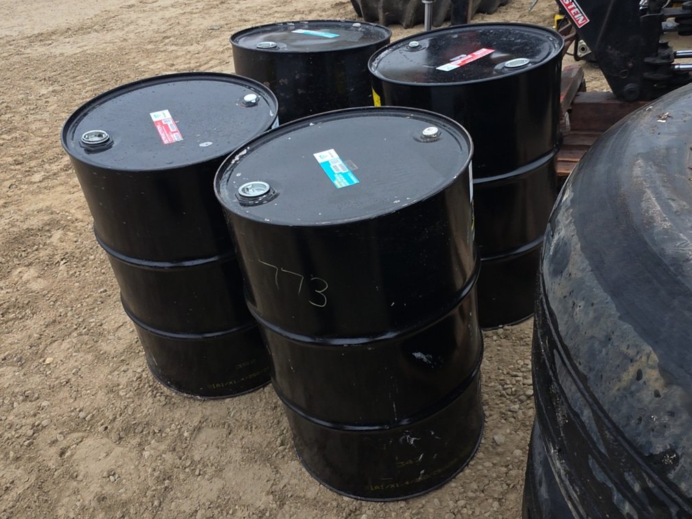 (4) 55 GALLON BARRELS