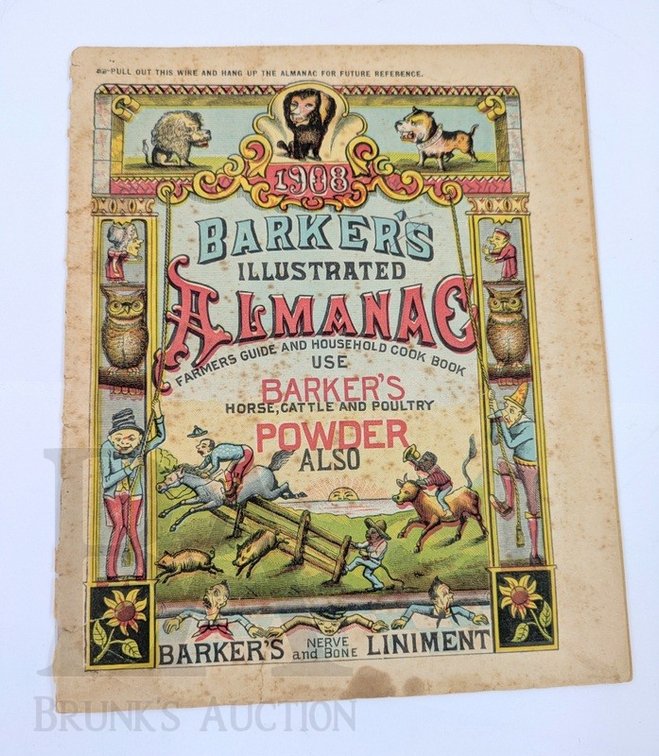 (1908) BARKERS ILLUSTRATED ALMANAC