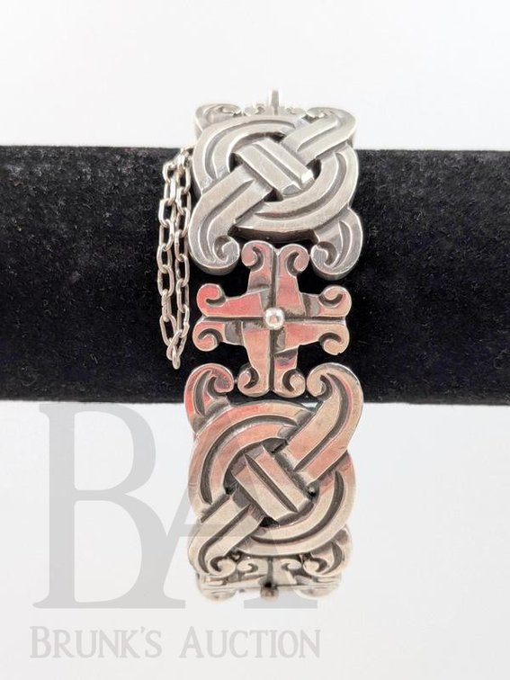1960'S WILLIAM SPRATLING STERLING LINK BRACELET