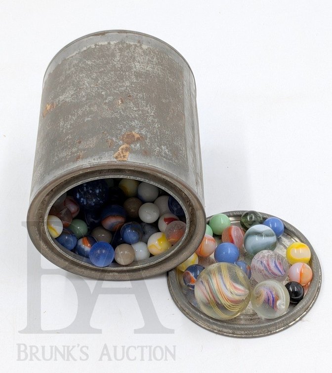 (103) GLASS MARBLES & SHOOTERS