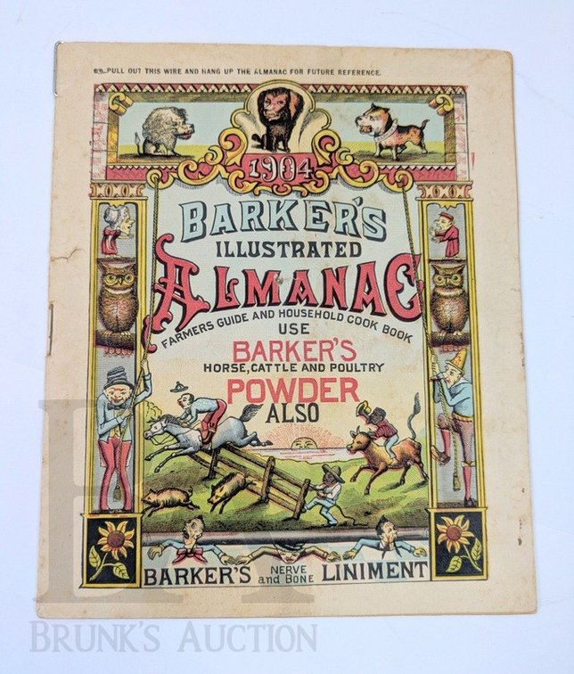 (1904) BARKERS ILLUSTRATED ALMANAC