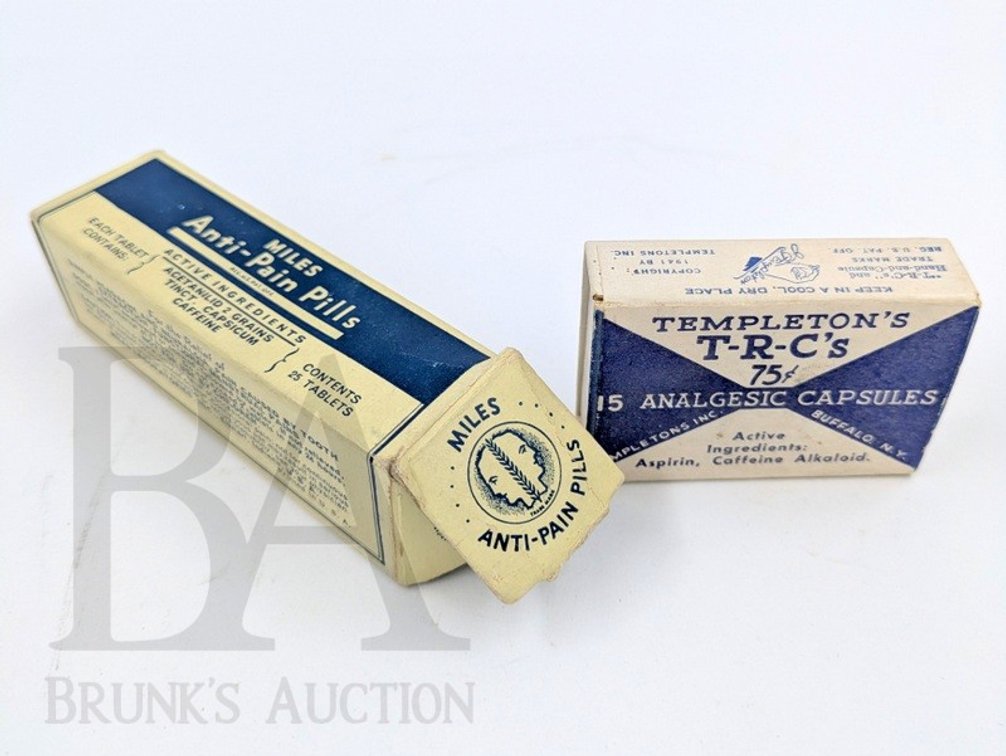 (2) VINTAGE MEDICATIONS
