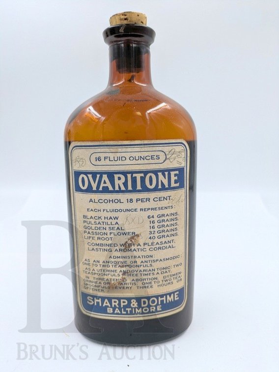 (1900-30'S) SHARP & DOHME OVARITONE TONIC